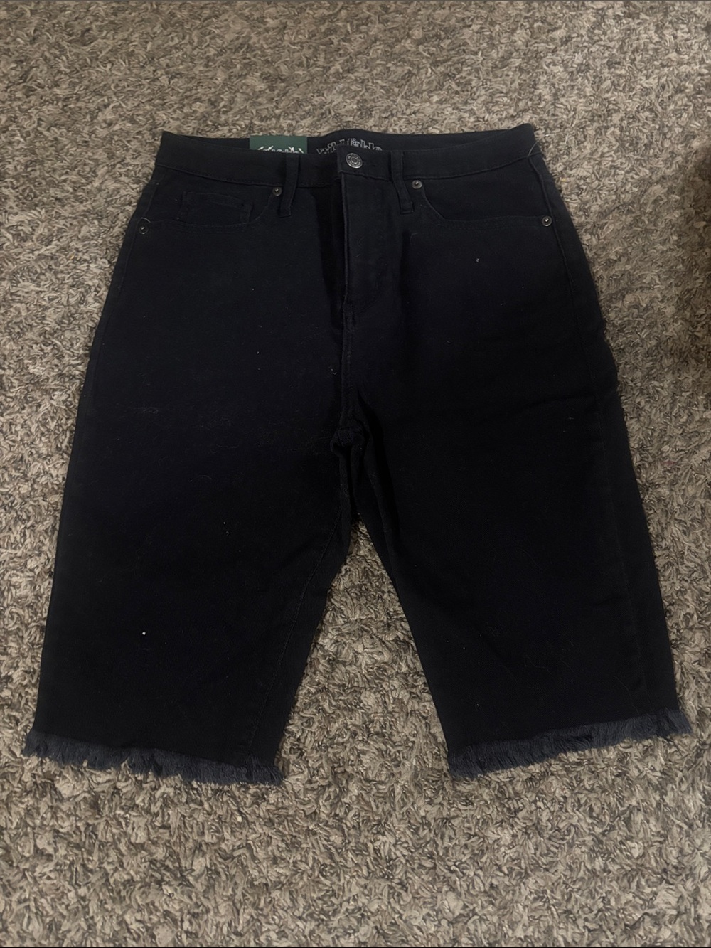 wild fable Black High-Rise Denim Shorts
